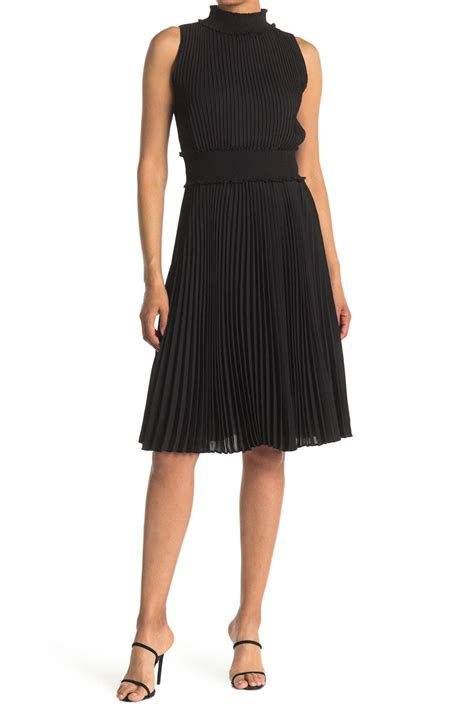 nanette lepore dress|nanette lepore pleated sleeveless dress.